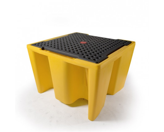 Single IBC Spill Pallet - With Grate