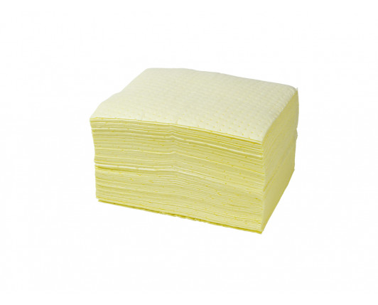 Economy Plus Chemical Absorbent Pads - 50cm x 40cm - Pack of 100